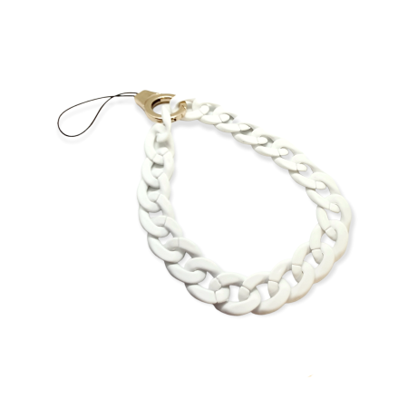 jewelry for phone with white bone chain3